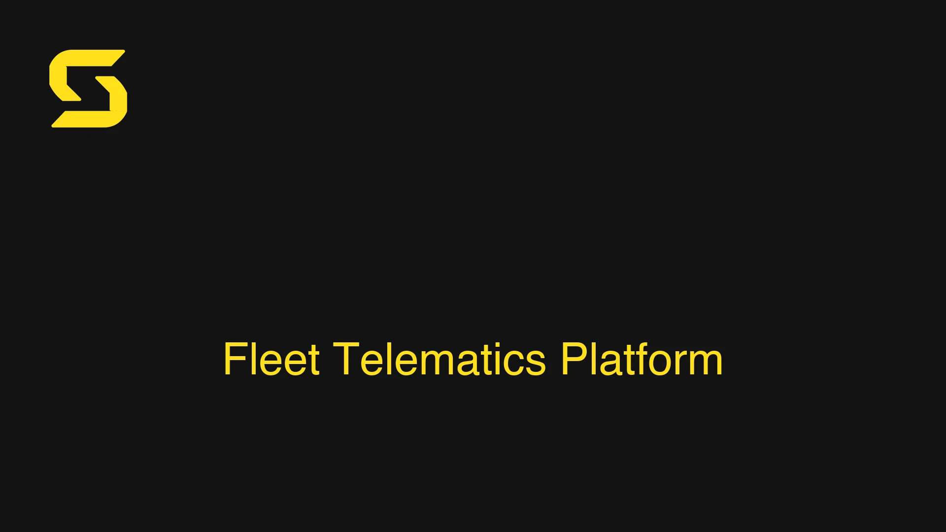 Fleet Telematics Platform