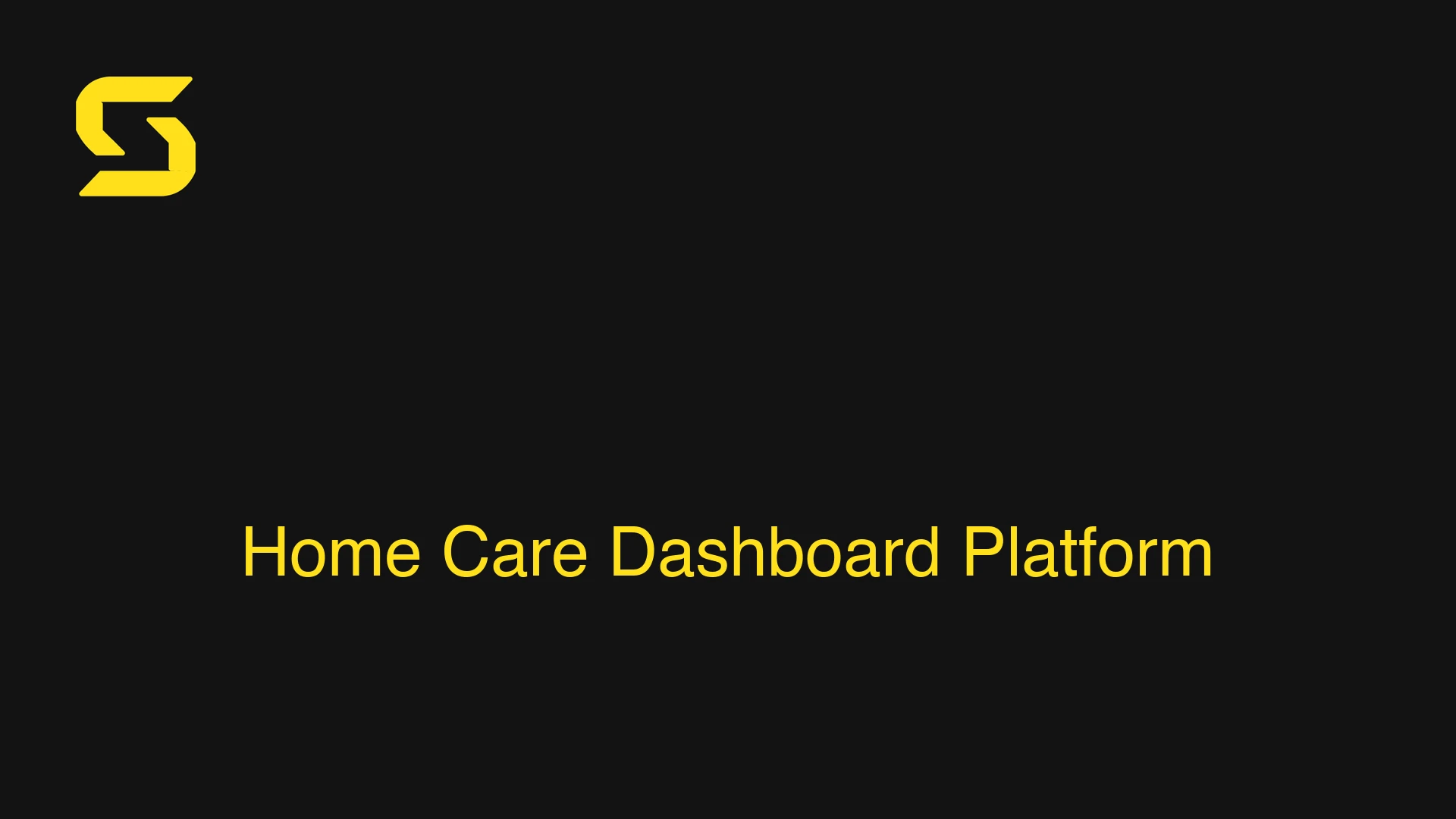 Home Care Dashboard Platform