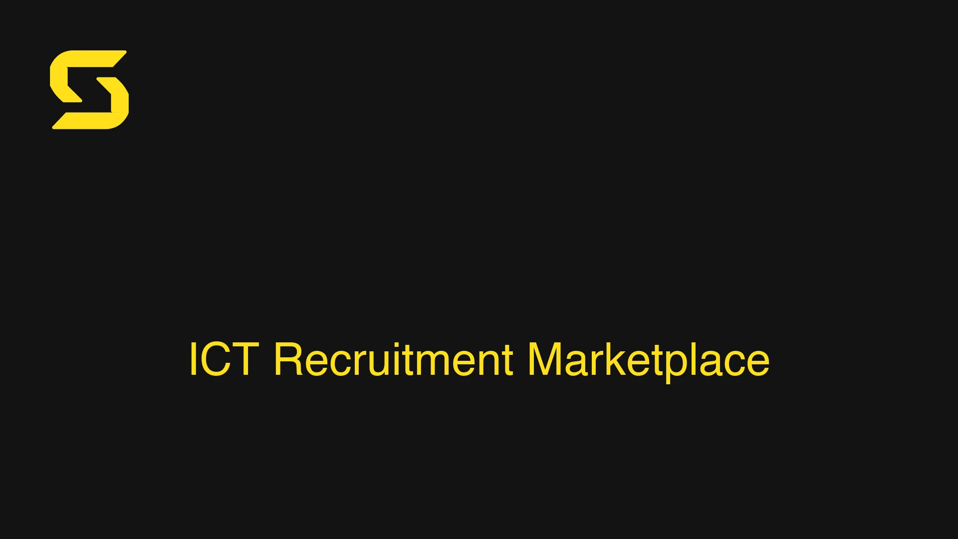ICT Recruitment Marketplace