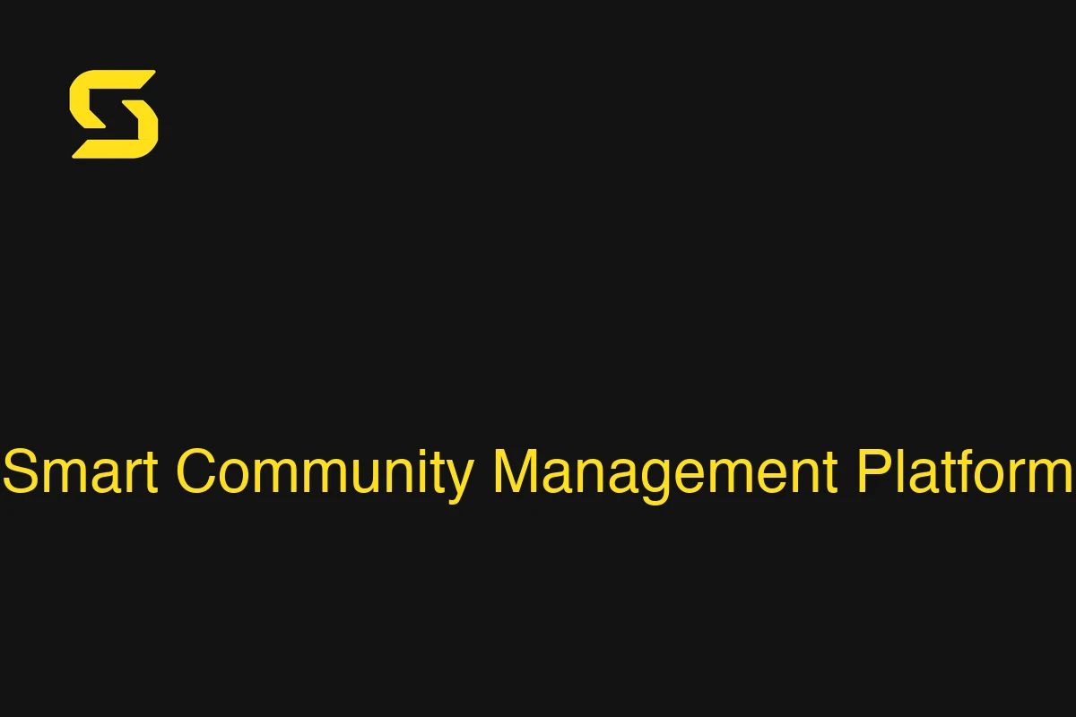 Smart-Community-Management-Platform