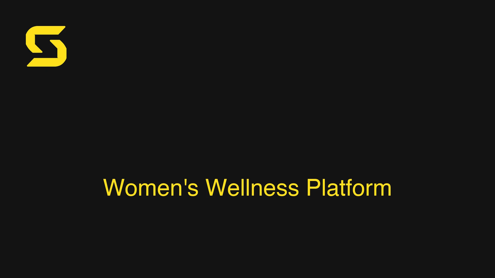 Women's Wellness Platform
